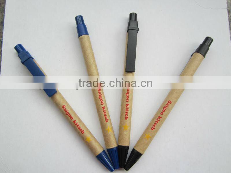 Eco Friendly Recycled Stylus Cardboard Ballpoint Pen