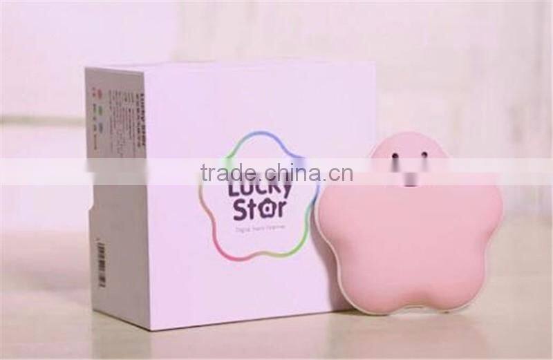Shenzhen factory direct sales Lucky star charge hand warmer USB charging warm hand Dual purpose hand warmer