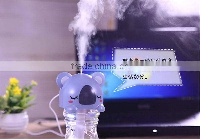 CT-744 Upgrade three generations bottle humidifier USB mini humidifier home office Pet cute cartoon humidifier