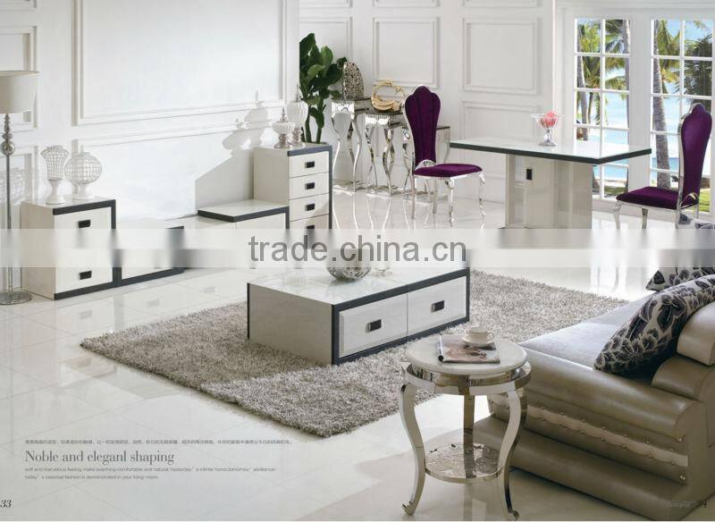 2013 latest black and white wooden TV stand E353