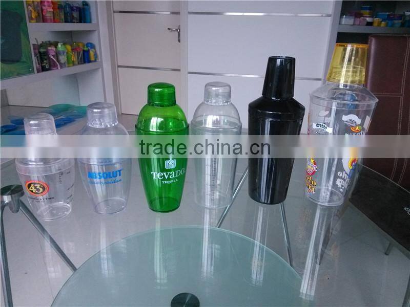 Foodgrade PS 300ml Plastic Salad Shaker/10 oz Salad Bottle