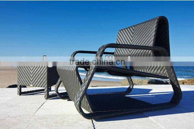 2017 Trade Assurance Outdoor PE Rattan handmake garden line table and chairs furniture