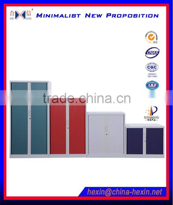 Tambour door metal storage cabinets