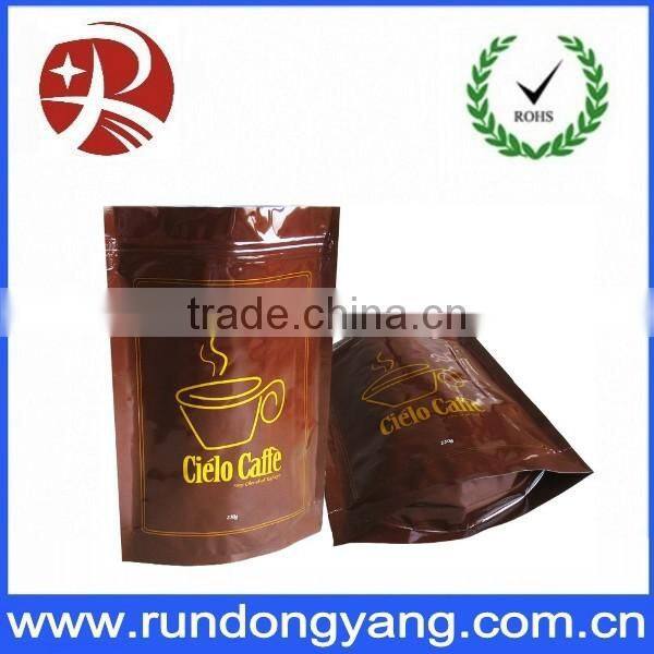 vaccum coffee bag with valve in high quality