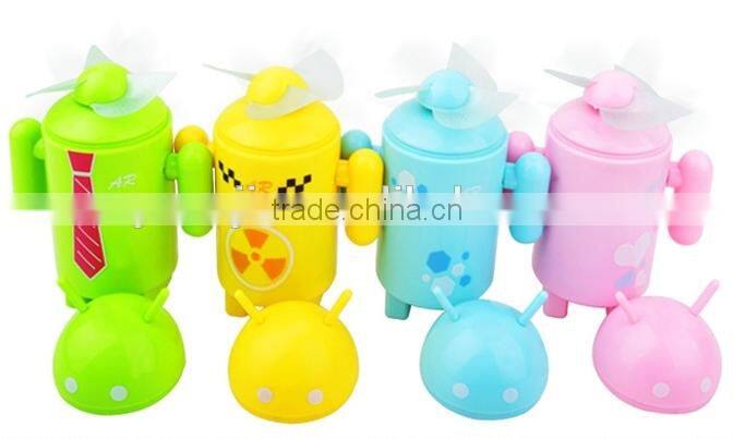 Supply fashion Creative Mini hand-held rechargeable Android fan