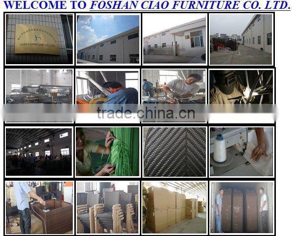 sun bed mattress Outdoor rattan furniture portable sun lounger