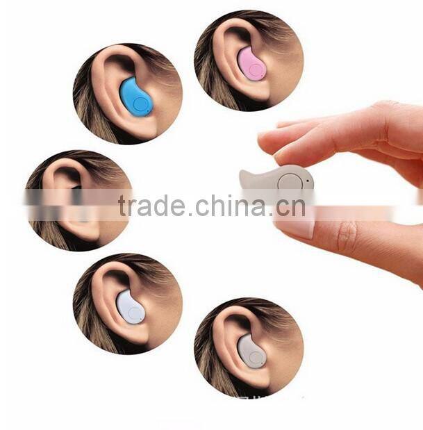 2016 New Products High Quality IN-Ear Hidden MINI Wireless Bluetooth 4.0 Stereo Earphone Headphone S530