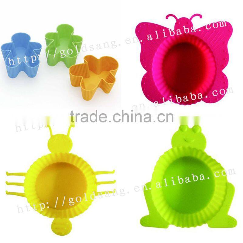 Colorful star multi shape silicone pizza pan cake molds