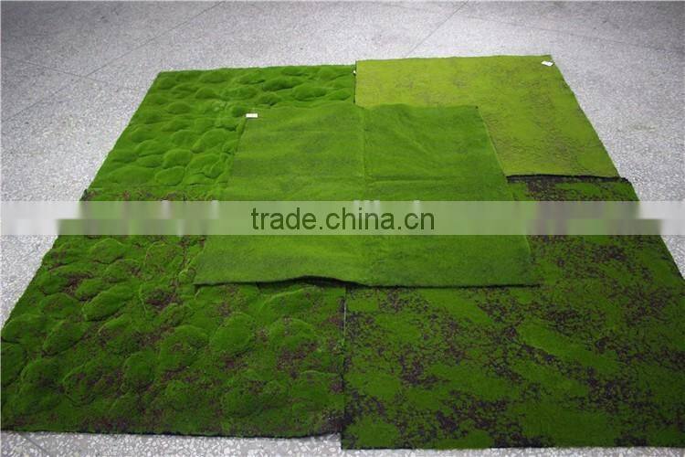 artificial indoor exhibition man made decoration flooring moss mat