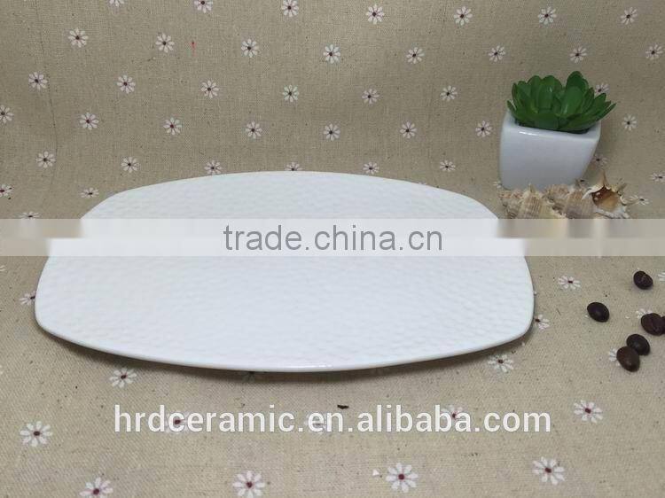 Wholesale Chinese Bulk stocked ceramic Dinner Plate