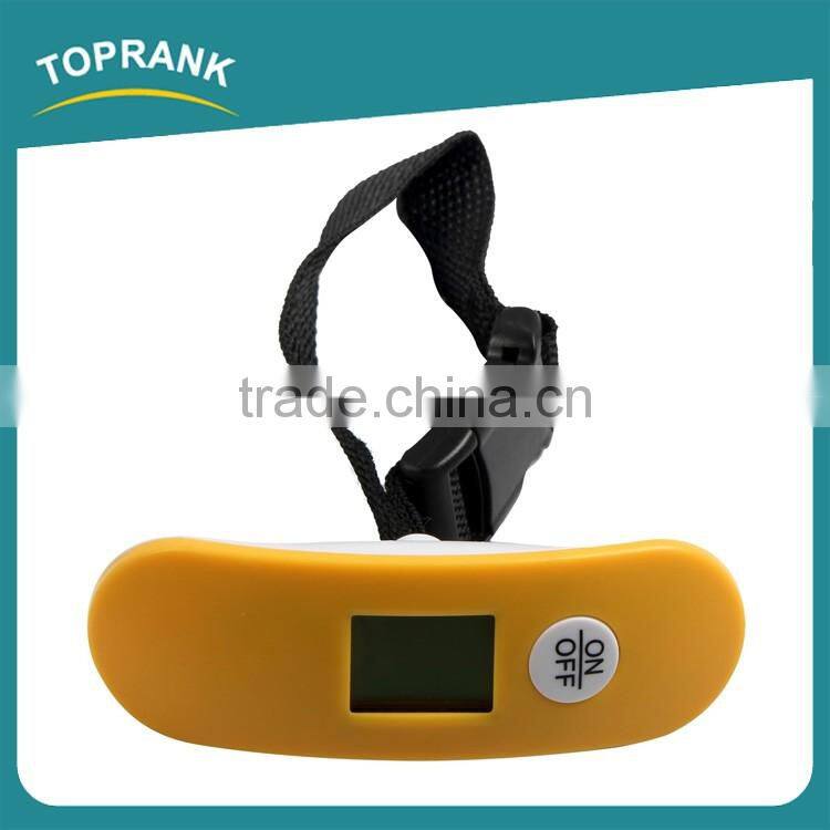 Travel Accessory Colorful LCD Display Digital Luggage Scale Travel Portable Handheld Luggage Weighing Scale