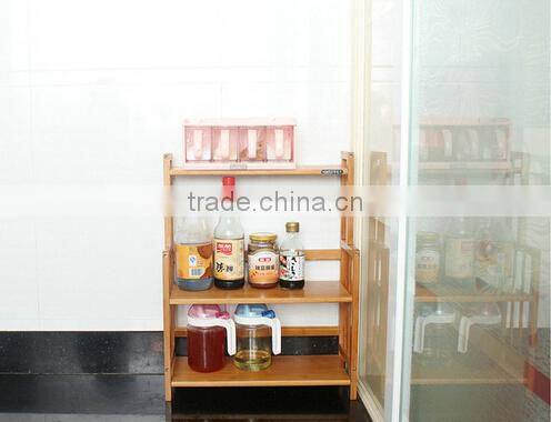 kitchen bamboo rack rack set for spices, bamboo rack set