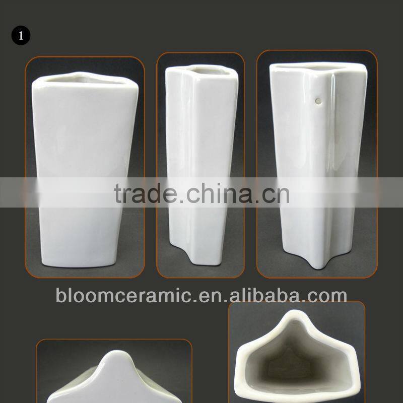 White ceramic mini air purifier with S hook