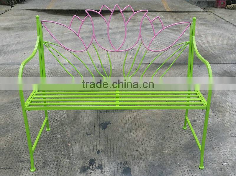 Metal park bench leg