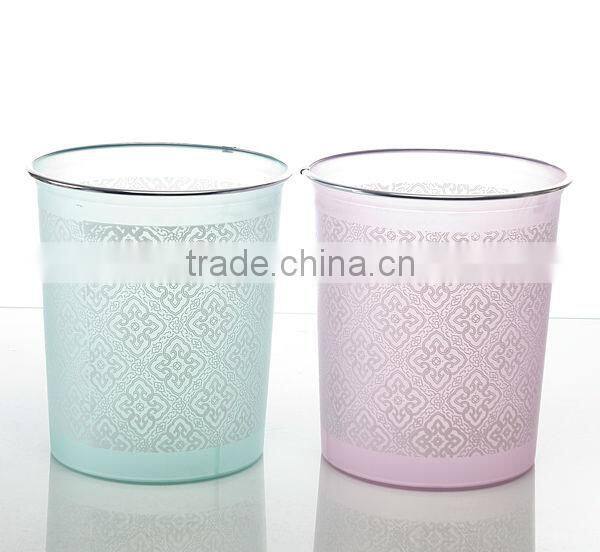 0295 Plastic printed trash can
