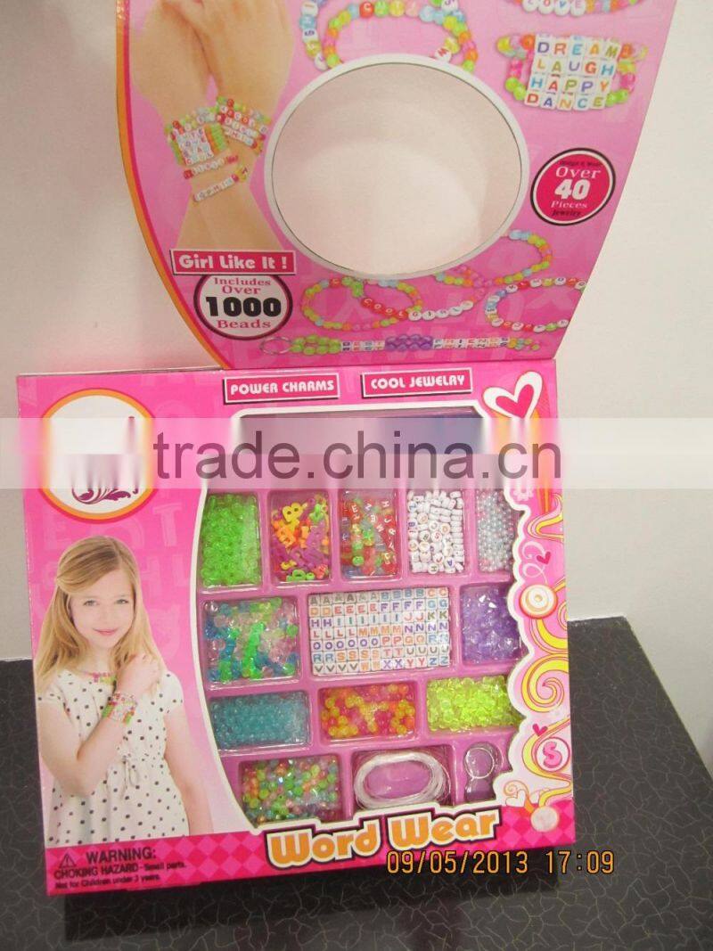 hot-selling fashion DIY beads set for girls