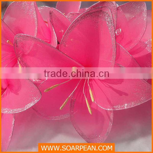 artificial silk screen flower for wedding decoration