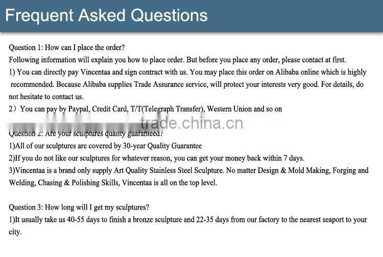 Garden ornaments different size stainless steel ball