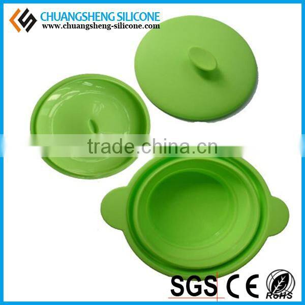 silicone folding puppy food bowl, collapsible silicone bowls, thermos food bowl