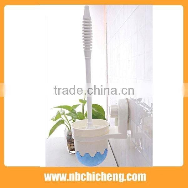 Hot selling toilet brush set stronge suction cup toilet brush set