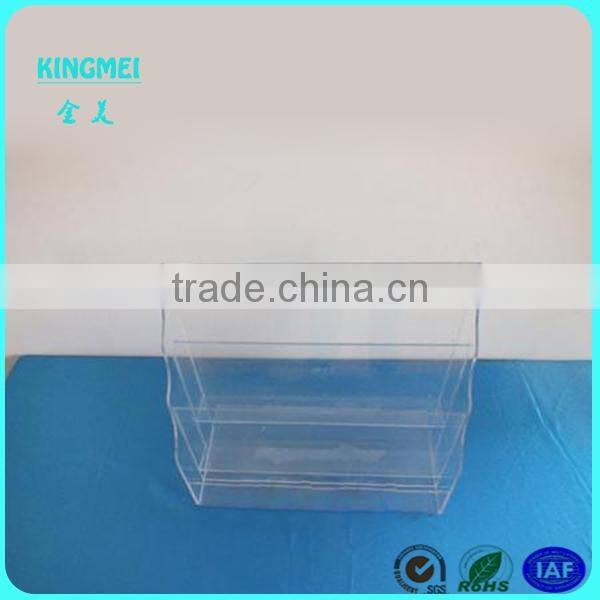 Shop clear table top acrylic A5 2 tiers brochure display holder, magazine rack