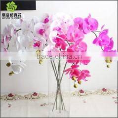 Home table decorative silk artificial big flower phalaenopsis