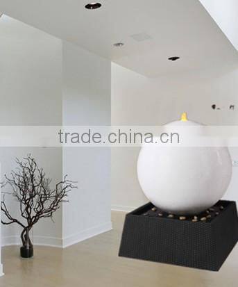 60cm ball water fountain and square base