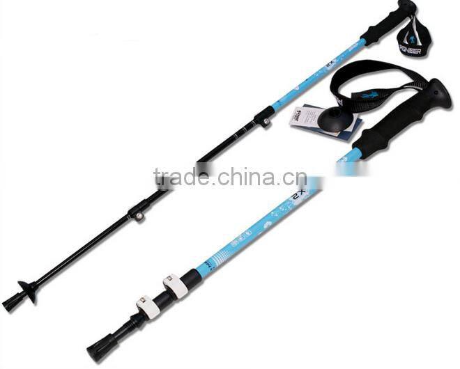 High quality outdoor climbing aluminium alloy alpenstocks