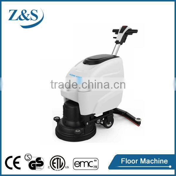 Multi-functional floor scrubber