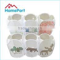 New Fashion Oxford Folding Laundry Hamper Trolley With Cover