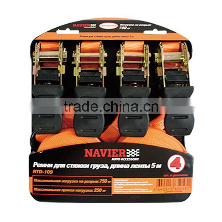 5m 750kg ratchet tie down set