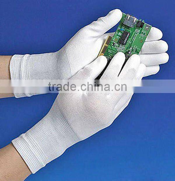 Nylon Knitted PU Palm Coated Working Glove ZMR365