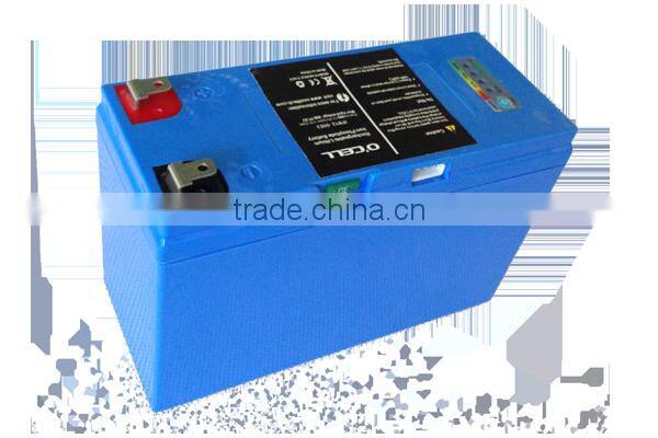 12V LiFePO4 battery pack 9Ah with fuel guage for UPS lead acid battery replacement