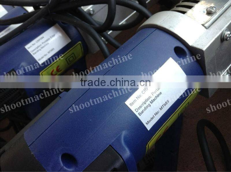 Hand edge banding machine SHMT985 with The ghickness of strip 2mm,ing width 30mm and Weight 3kg