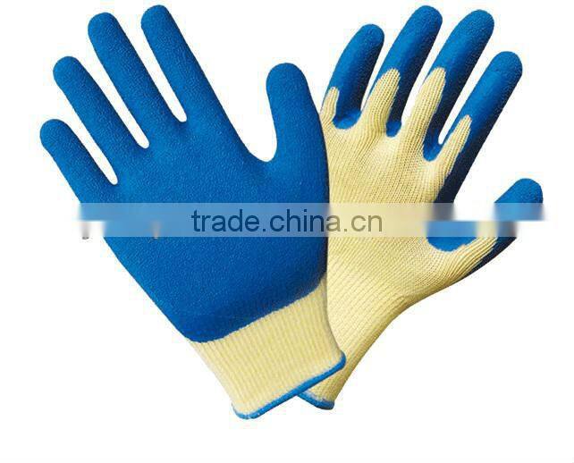 Latex palm coating safety gloves with factory price