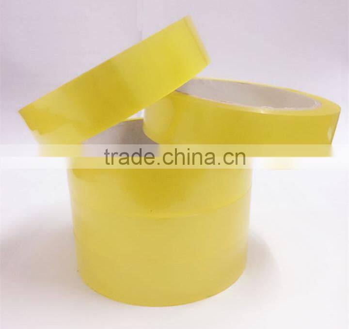 Good quality Yellowish Transparent bopp packing adhesive tape for carton sealing