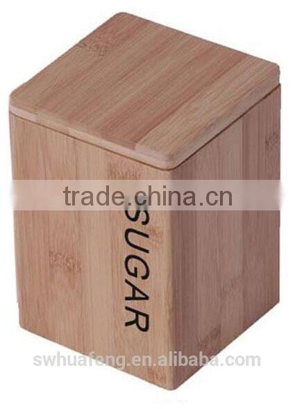 2016 fashion Bamboo sugar box