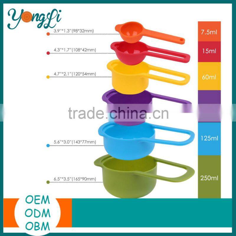10 Piece Set Measuring Tool Multicolored Plastic Essential Kitchen Bakeware Tools