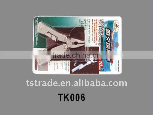 2014 Hardware multi function stainless steel plier hand tools with blister card TK0106