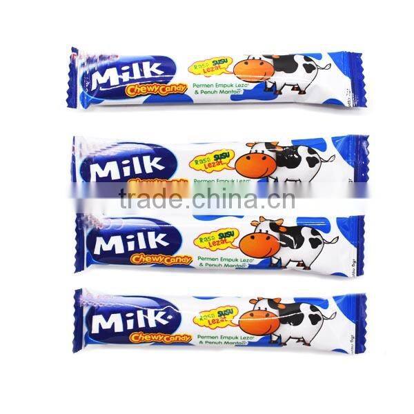 Thailand Flavor Milk Soft Candy Sweet Milk Chewy Candy Bar