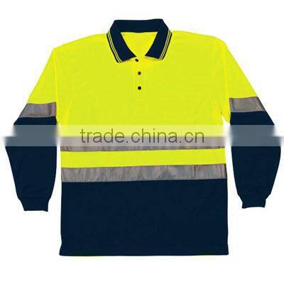 Custom made safety polo shirt made in china with high quality made in china