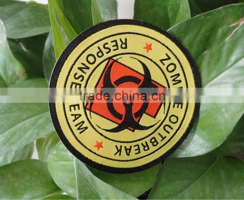 china wholesale embroidery badge and woven patch for clothing labels