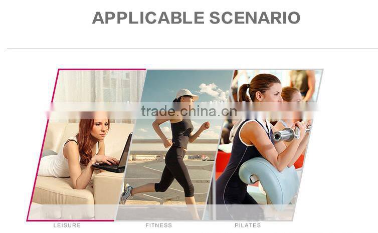 Breathable sport headband with silicone strip