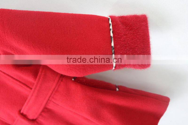 2016 New Warm Autumn Winter Girls Woolen Coats Jackets For Children Outwear Clothing