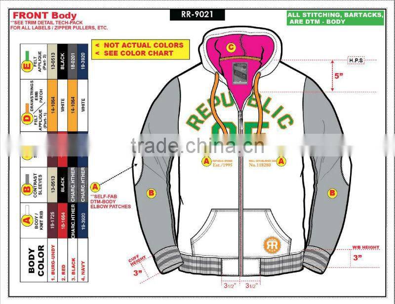 2014 Stock Boys / mens / big mens polyester winter sherpa lined fleece jacket /coat