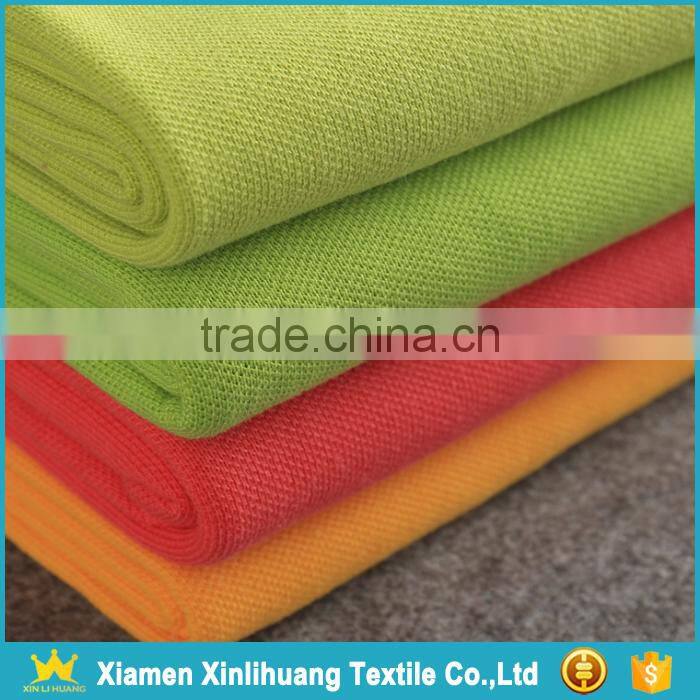New Arrival Single Knitted 65% Polyester 35% Cotton Polo Shirts Pique Fabric