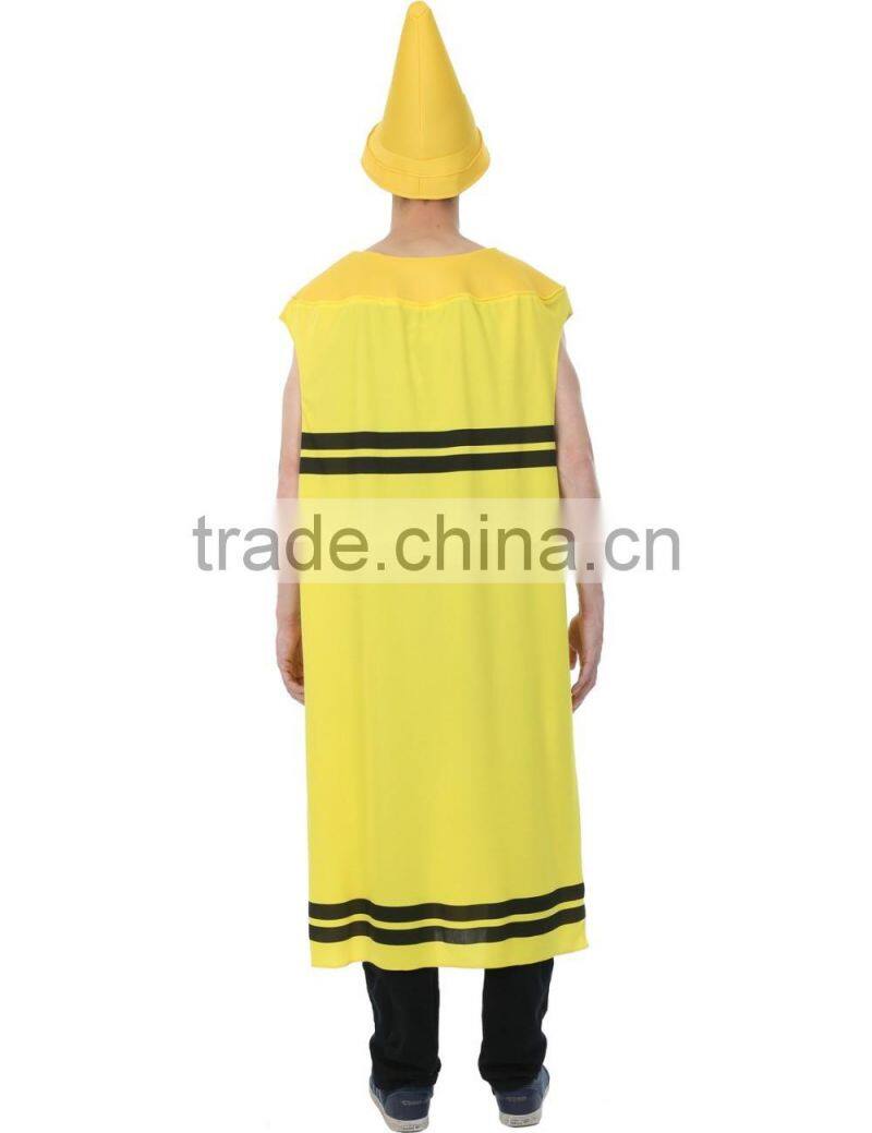 Adult Men's Yellow Crayon Costume