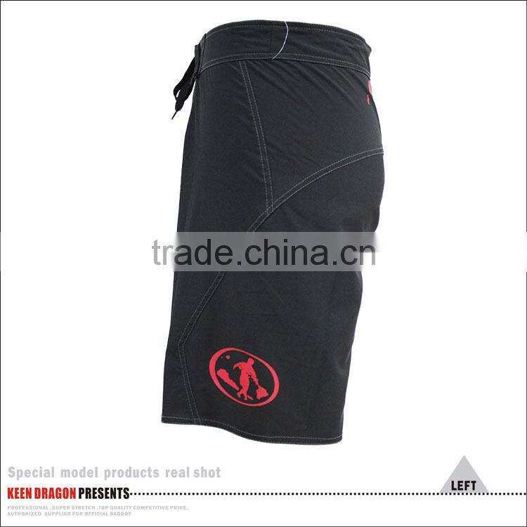 Plain black 2014 crossfit china wholesale mma shorts