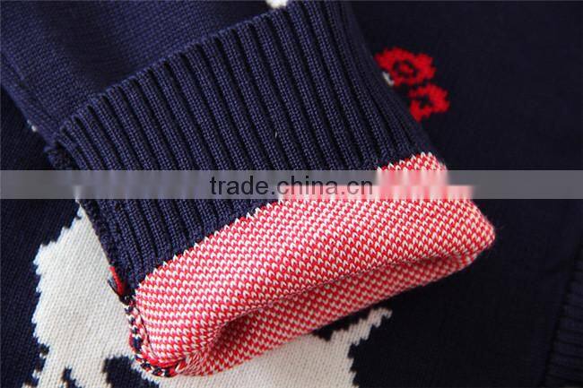 girls sika deer pattern cardigans/ new fashion 2015 Korean style children cardigan tops kids clothes girls long sleeve CS151014