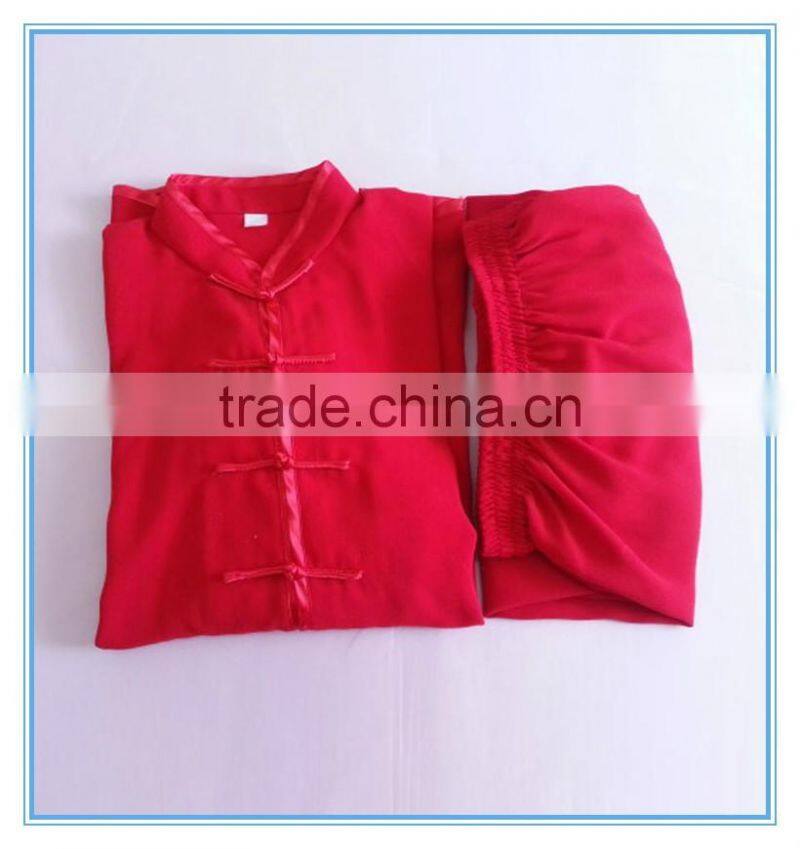 Factory price OEM unisex cotton tai chi Kongfu uniform suit art uniform Chinese Kongfu uniform